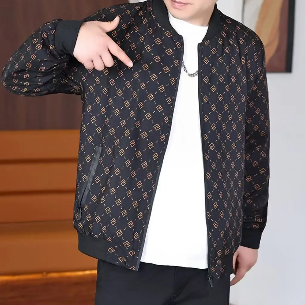 Spring and Autumn Men's Spring and Autumn Coat New Jacket Trendy Handsome Fashion Casual Versatile Baseball Coat Men's Wear