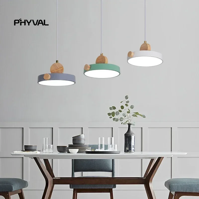 

Nordic LED Pendant Lamp macarons color Creative LED Pendant Light living room bedroom dining room bar table bedside Hanging Lamp