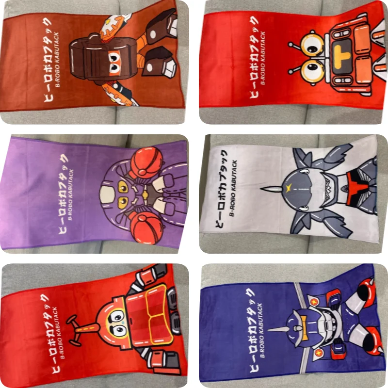 Полотенце B-Robo Kabutack, креативное дорожное полотенце «сделай сам», мультяшное граффити, впитывающее пот, дышащие спортивные полотенца для мальчиков, для протирания пота