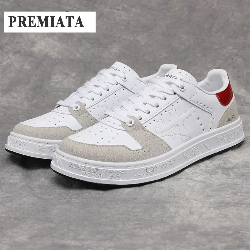 

PREMIATA Sneakers for Men New Hot Outdoor Sports Stylish Lightweight Flat-soled Wear-resistant Breathable Lace-up Casual Shoes