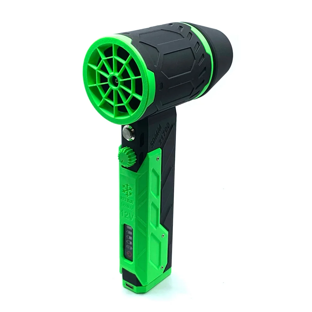 Imagem -05 - Brushless Motor Handheld Car Secador de Cabelo Limpeza Violent Air Gun Jet Fan Turbo Alta Qualidade 4000mah 50 mm