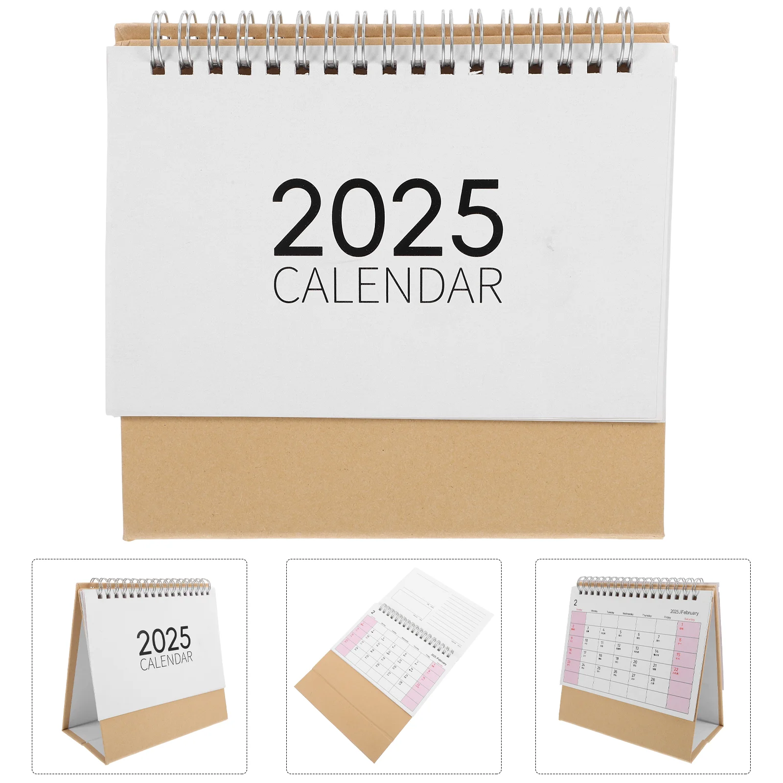 Turn The Page Office Unprinted Calendar Table Flip Paper Desktop Decor Aesthetic