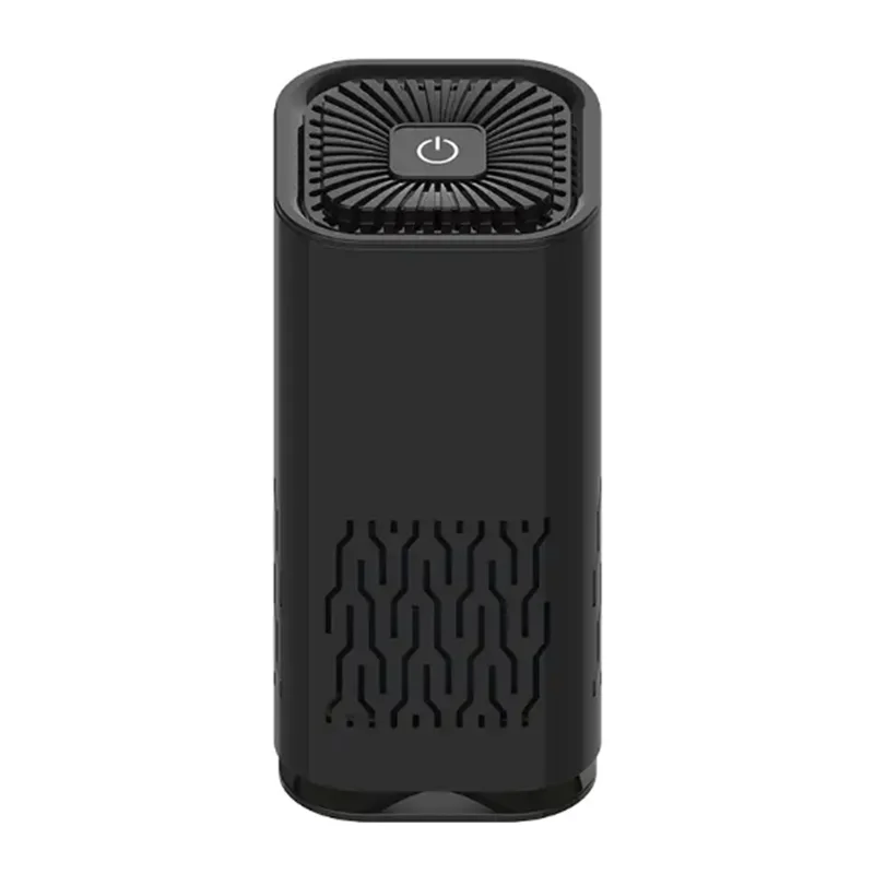 Car Air Purifier USB Rechargeable Negative Ion Odor Removal Formaldehyde Deodorant Air Freshener With Atmosphere Light For Car