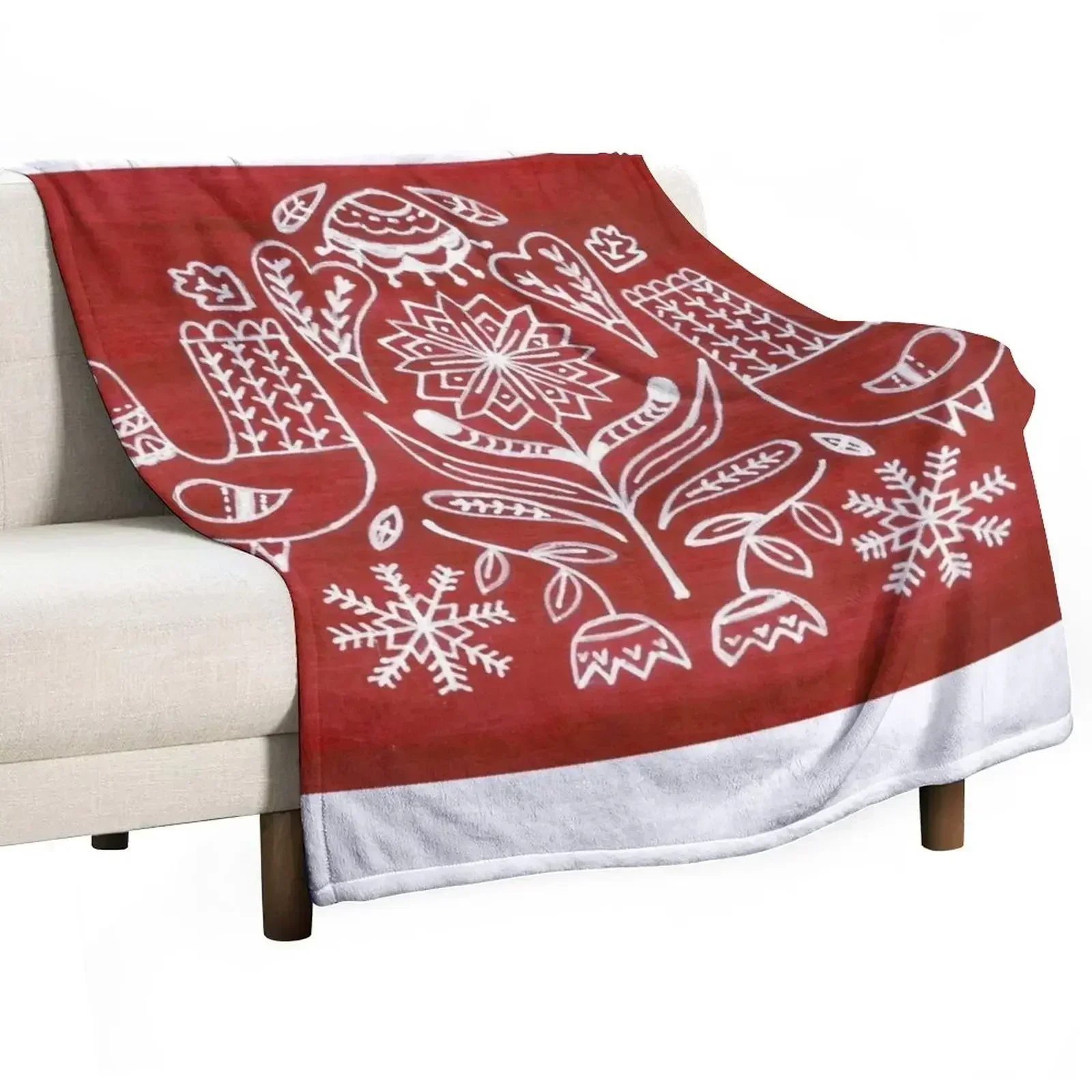 

Nordic Birds Throw Blanket Tourist cosplay anime Sofas Blankets