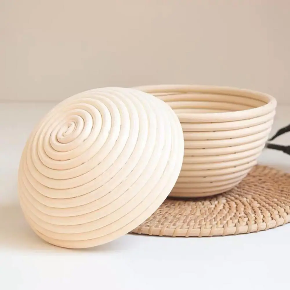 Banneton Bread Proofing Basket Fermentation Wicker Natural Rattan Universal Household Kitchen Accessories Sourdough Brotform