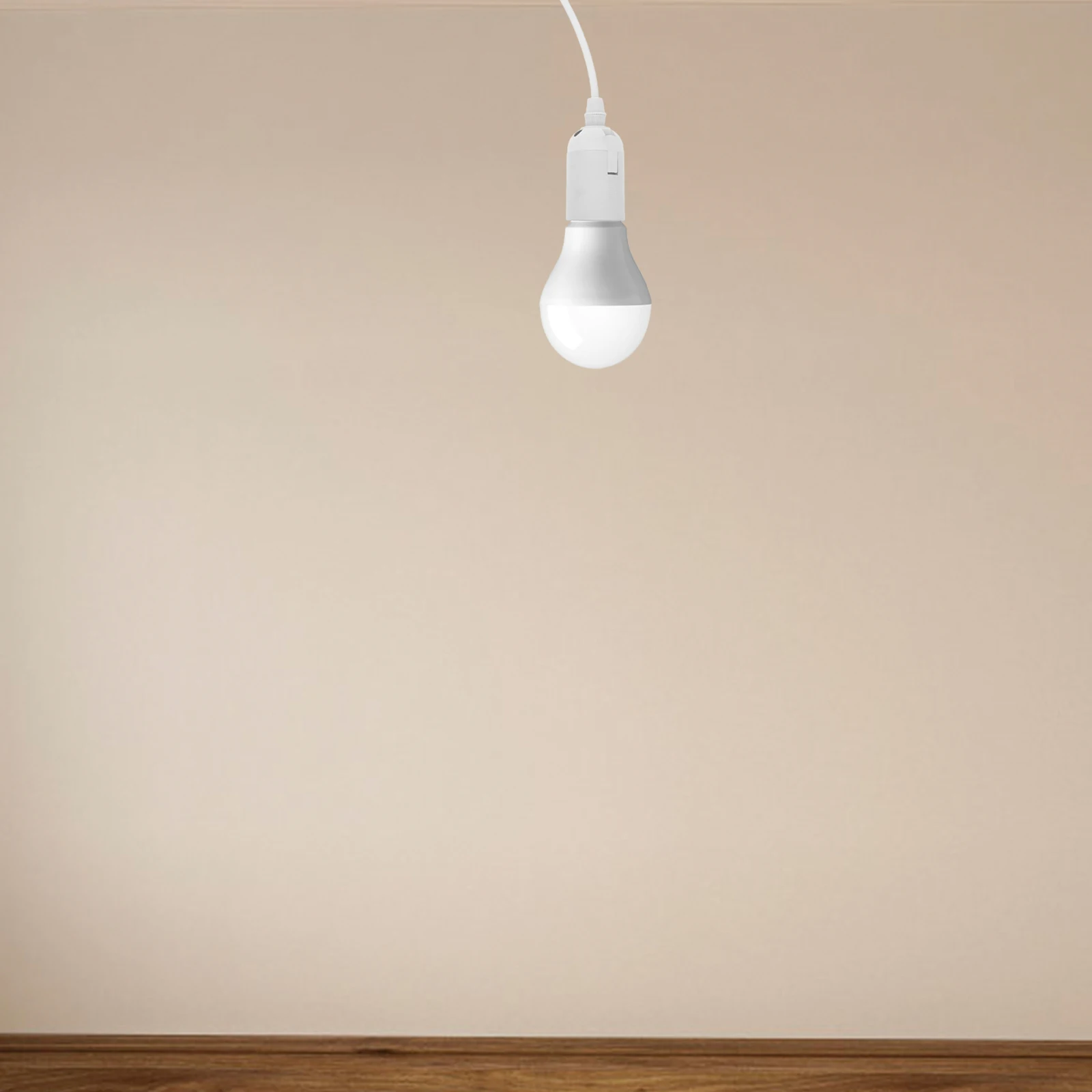 

E27 Lamp Holder Round Retro Pendant Light Fitting White Plastic Easy Interior Design Bedroom Dining