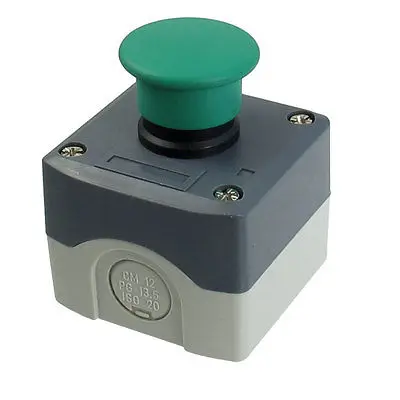 spst-nenhum-interruptor-de-botao-verde-momentaneo-240v-3a-do-cogumelo-do-controle-de-circuito