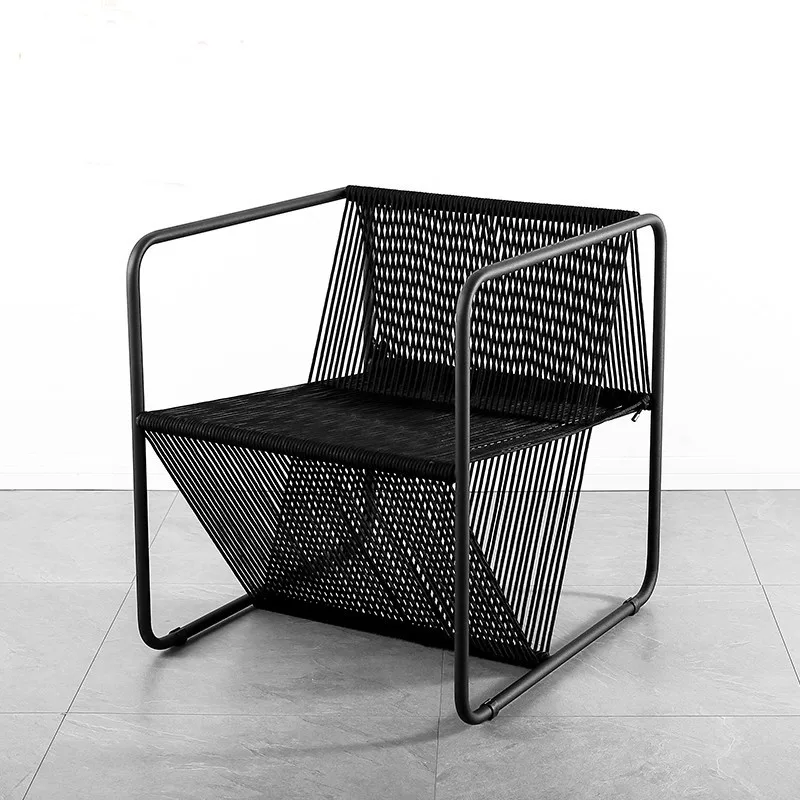 

Outdoor leisure simple modern rattan chair sofa terrace courtyard balcony homestay waterproof sunscreen rattan furniture