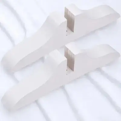 

2pcs Wooden Room Divider Base: Sturdy Wood Screen Stand For Stable Support Smooth Finish Vintage Design Home Office Folding