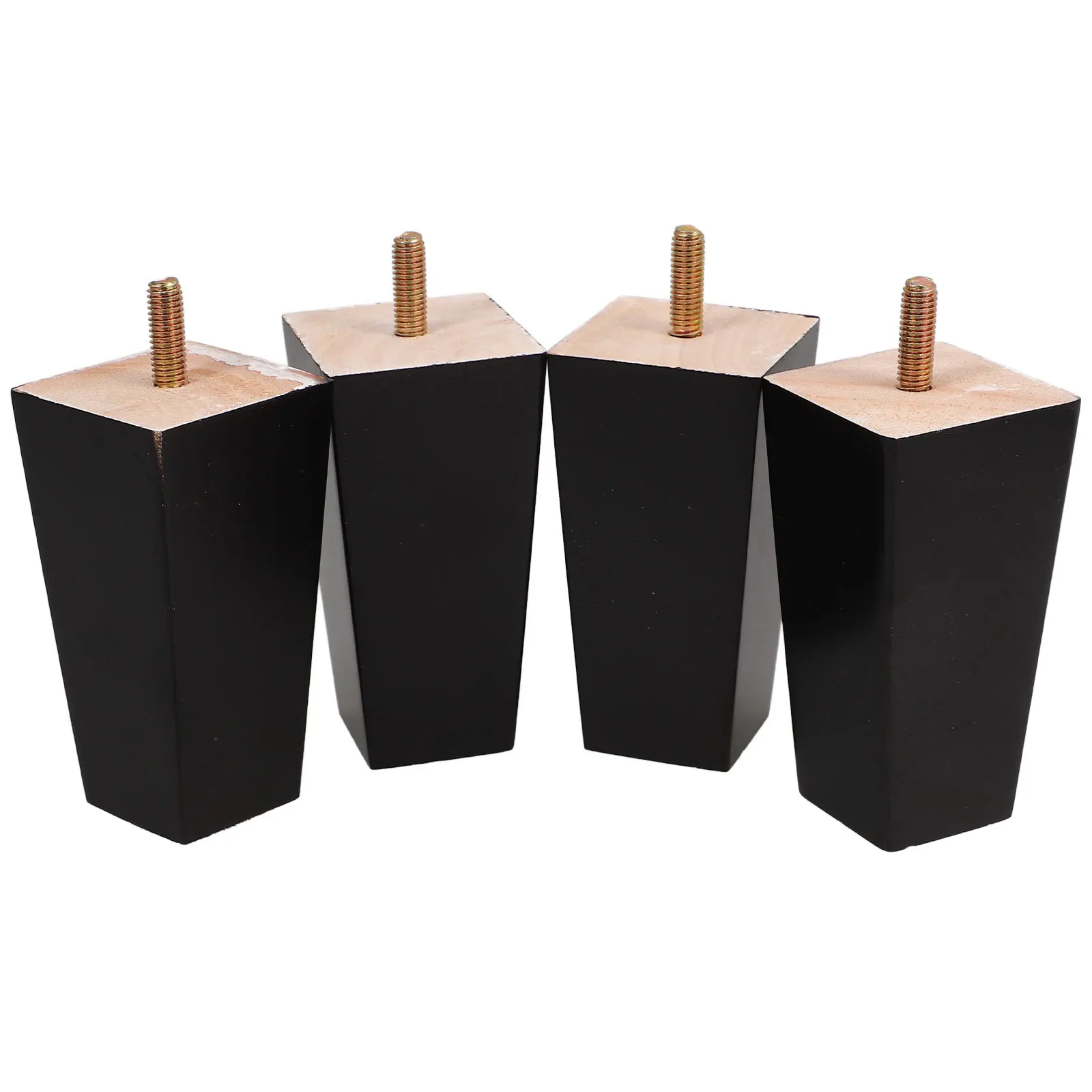 Replacement Sofa Legs 4pcs 10cm Wooden Furniture Feet for Table Couch Chair Bed Cabinet Desk Repair Elegant Finish