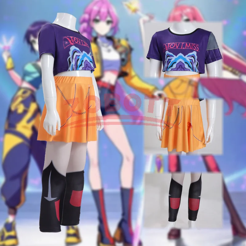 Fantasia KPop Rumi Zoey Cosplay Girls Stage Clothing Demon Hunter Disfraz Costume 6 to 14 Years Halloween Carnival Party Clothes
