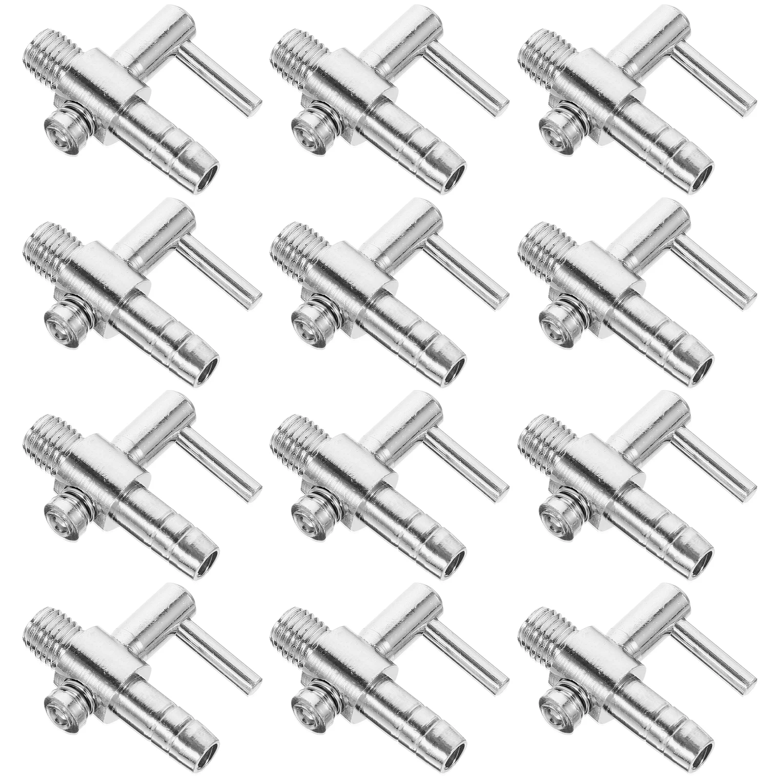 30 PCS Stainless Steel Air Pump Flow Lever Switch Filter Tube Distributor Splitter Fish Tank