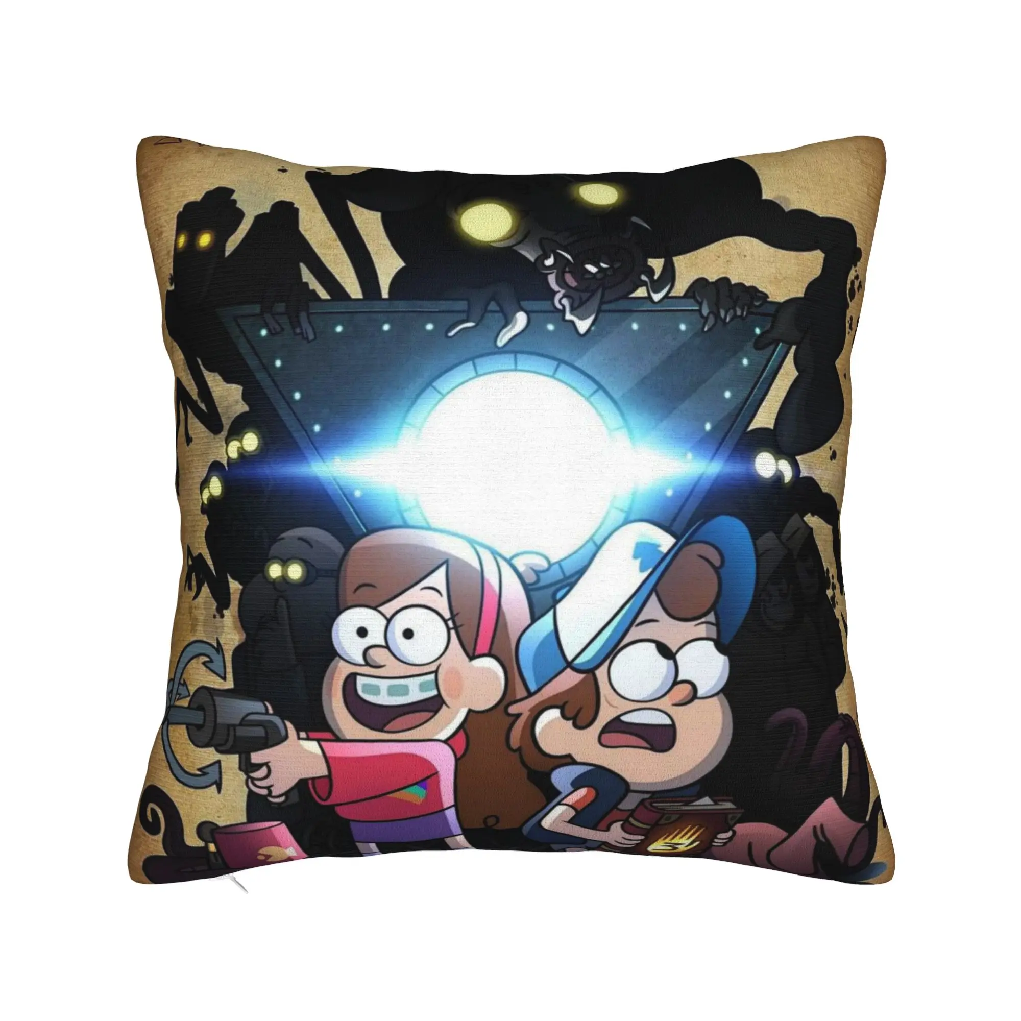 Decorative Pillowcase G-Gravity Falls Merch Home  Throw Pillow Case Cover Square Multi-Size