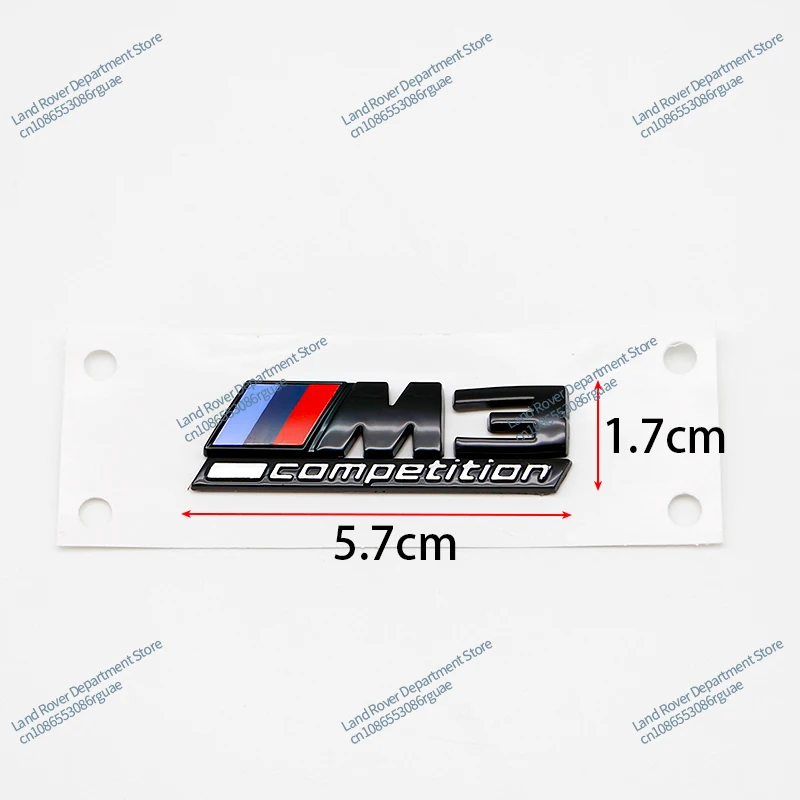 Car Side Mark Sticker Glossy Black M COMPETITION Bar Underlined Emblem For BMW M2 M3 M4 F10 F20 F30 E90 F80 F87 E90 E92 E93 F18