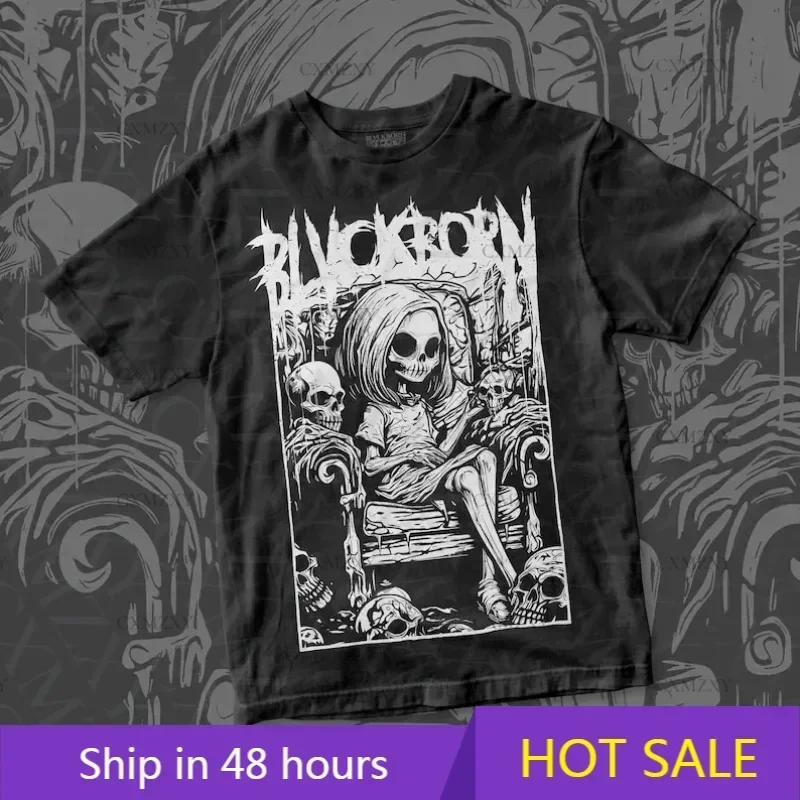 

2025 Skullgirl cotton shirtmen women enthusiast summer casual cotton unisex T-shirt