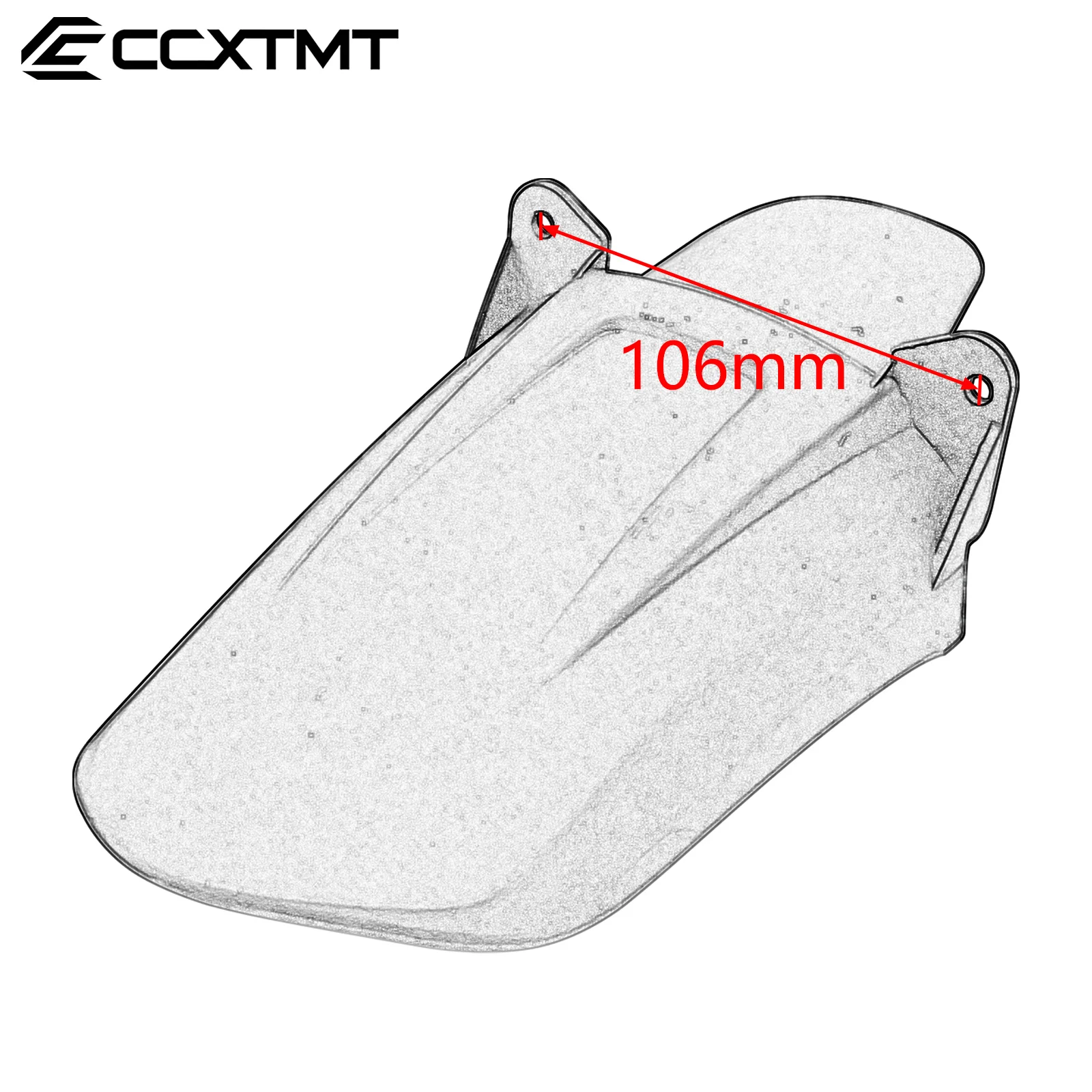 Motorcycle Rear Wheel Fender Mudguards Compartment Protection Cover For 79 Bike Replace Electric Cross-country Bike Parts