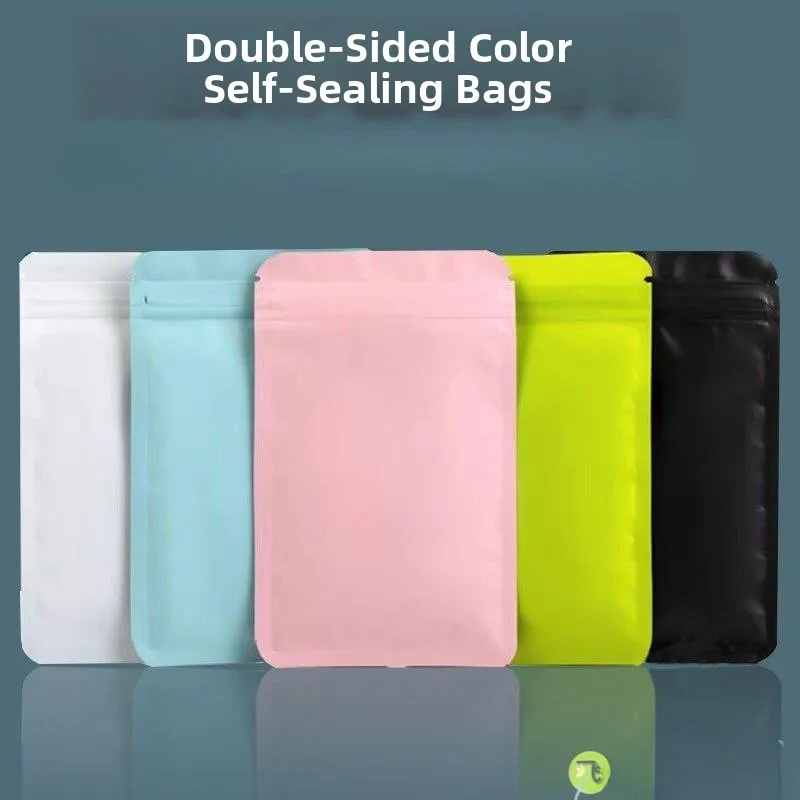 

Пакет из алюминиевой фольги с самоклеящимся клапаном, двусторонний, непрозрачный, водонепроницаемый, герметичный, для упаковки ювелирных изделий и продуктов питания