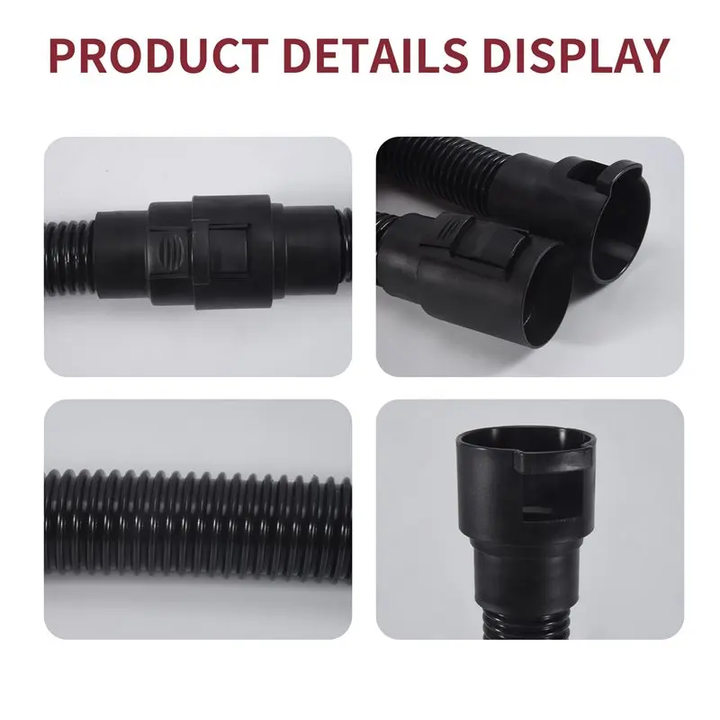 Efficient-Hose Extension Compatible For Karcher WD2 WD3 WD4 WD6 - Suction Hose Extension Suitable For Wet/Dry Vacuum Cleaners