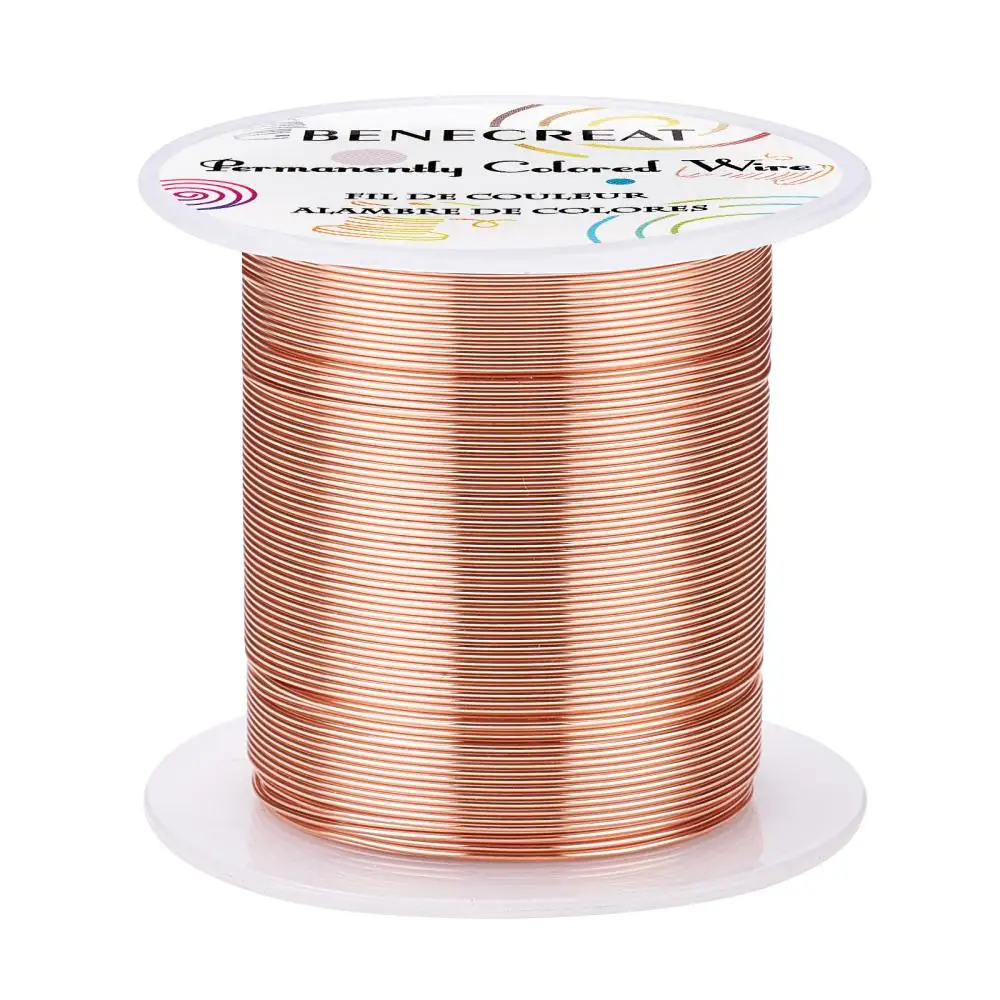 50m/roll Bendable Copper Wire 0.6mm Round Tiger Tail Beading Wire for Jewelry Making Bracelet Earrings DIY Crafts Accessories