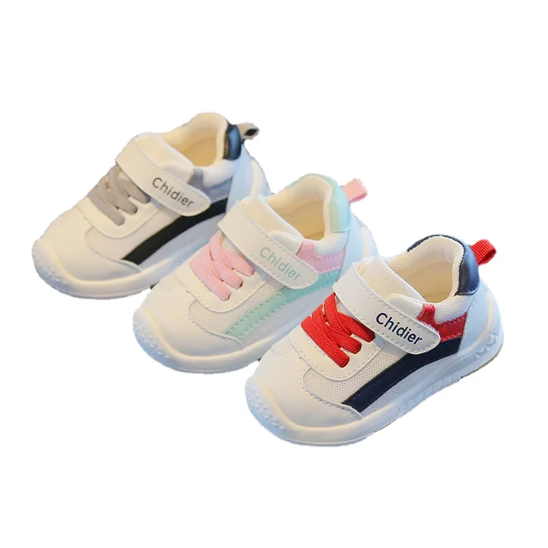 Children\'s Sports Shoes Mesh Breathable Boys and Girls\' Casual Walking Shoes Soft Soles Anti-skid Baby Walking Shoes Baby Shoes