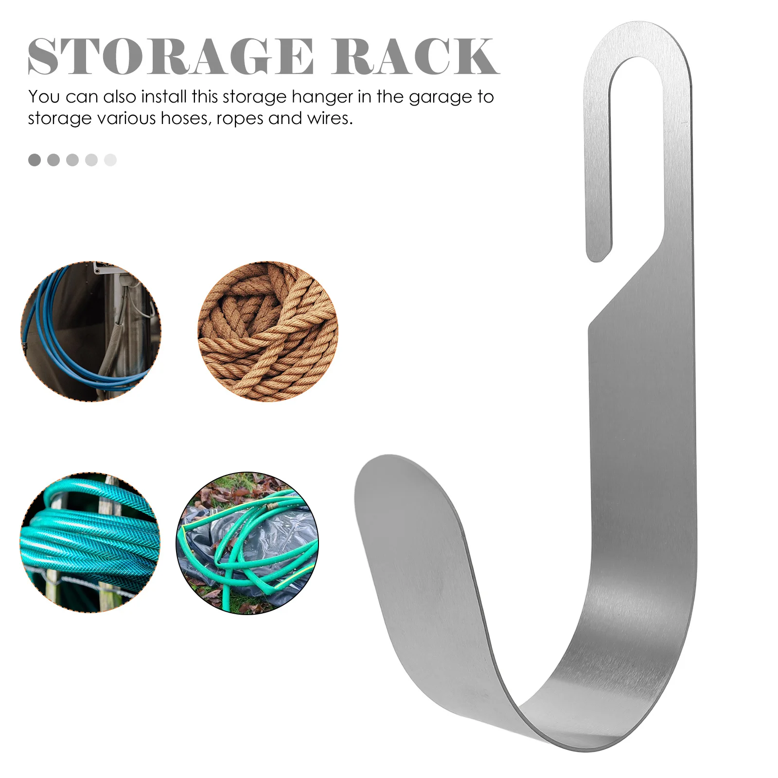 

Настенный держатель для шланга из нержавеющей стали 304 для садового крана, с креплением в форме горшка