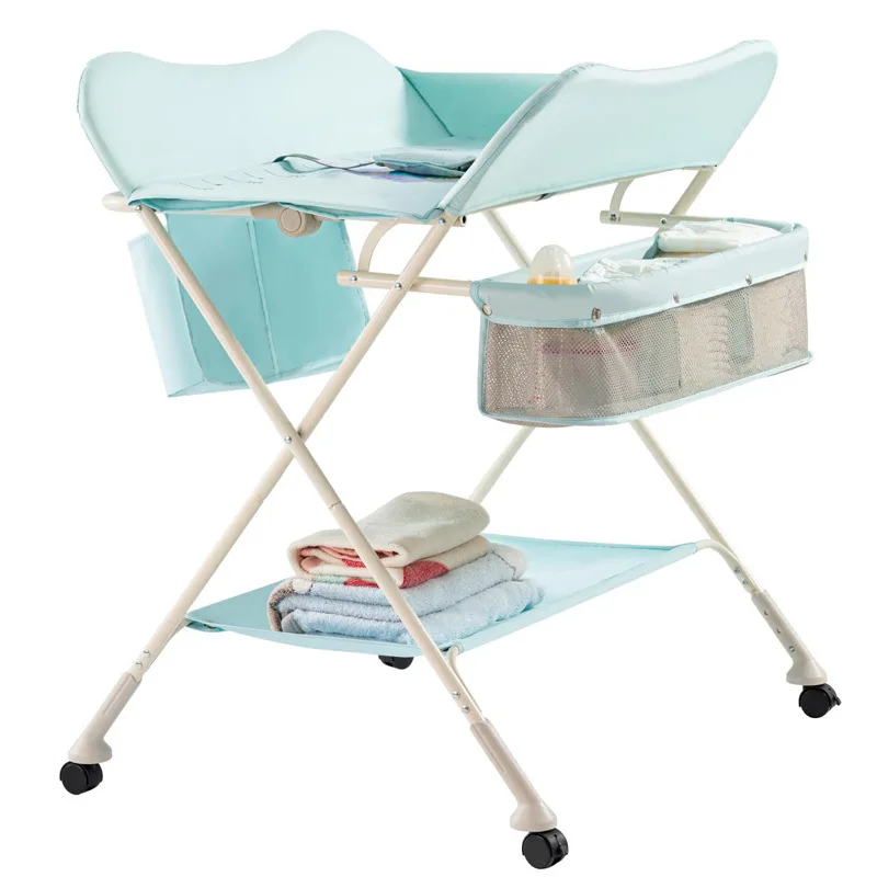 

Diaper table Baby care table Portable multifunctional folding newborn baby bath Diaper changing touch table
