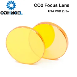 High Quality USA CVD ZnSe co2 laser lens DIA 18 19.05 20 FL 50.8 63.5 76.2 101.6 laser cutting lens