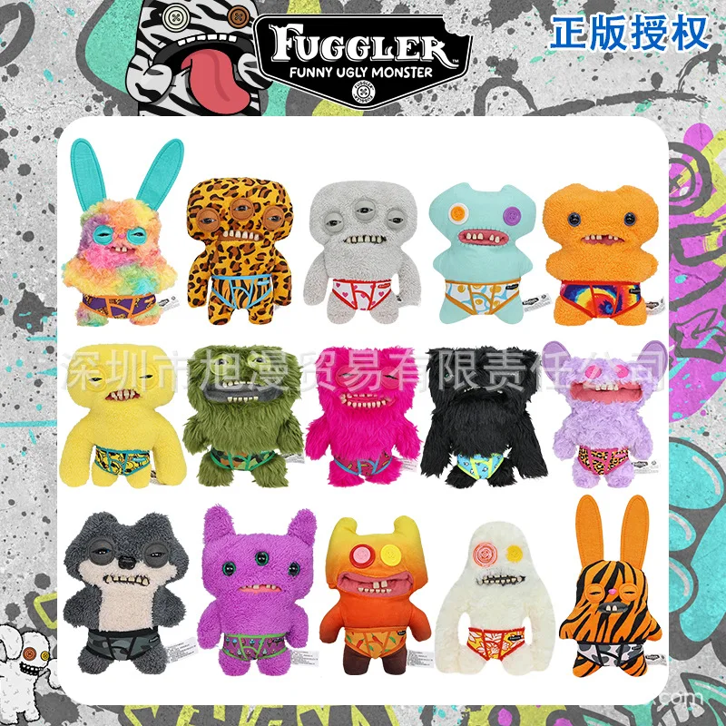 

Fuggler Kawaii Plushies Panties Series Cute Tooth Monster Tide Play Ugly Cute Tooth Doll Cute Funny Doll Holiday Gifts