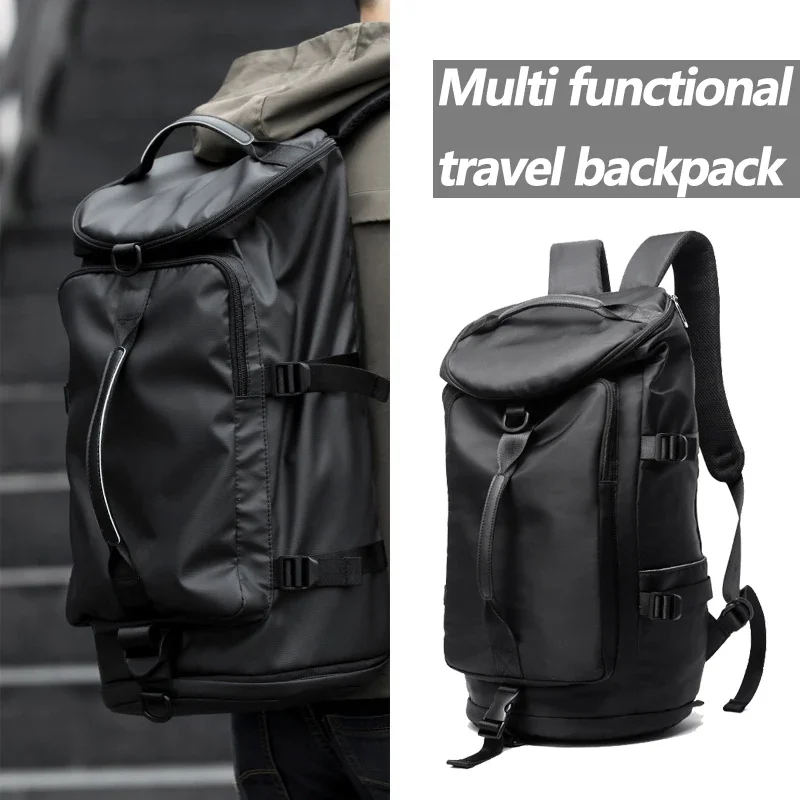 

Mens Large Capacity Travel Backpack Multi Functional Handheld Business Travel Luggage Bag Executive Backpack Men