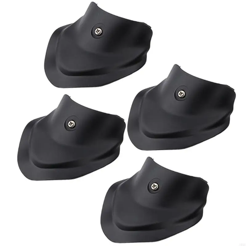 4Pcs Electric Scooter Mud Flap Electric Scooter Front Rear Mudguard Bracket Fishtail Electric Scooter Mud Flap Set