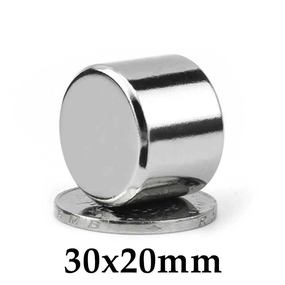 1-5pcs 30x20mm Magnet Small Round Magnet Strong magnets Rare Earth Neodymium Magnet 30*20mm