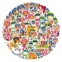 55pcs Children's Mathematics Enlightenment Animation Team Umizoomi Graffiti Stickers Teaching Materials DIY Kids Classics Toy 2