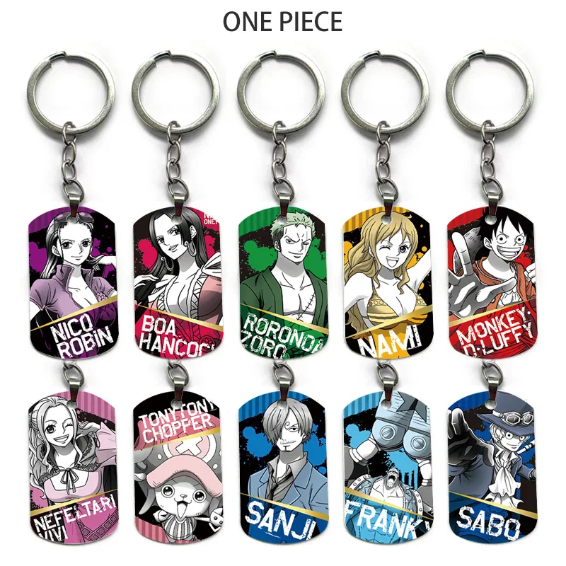 

Брелок-жетон в стиле аниме One Piece, двусторонний, с мультяшным рисунком, для сумок и рюкзаков, милый маленький подарок, оптом, на заказ