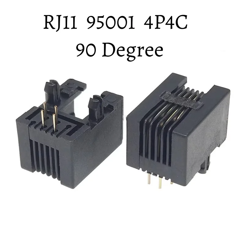 20pcs RJ11 Connectors Plugs Jack telephone connector internet connector Female Socket 4/6/8pin Crystal 6P4/6/2C 4/8P4/8C