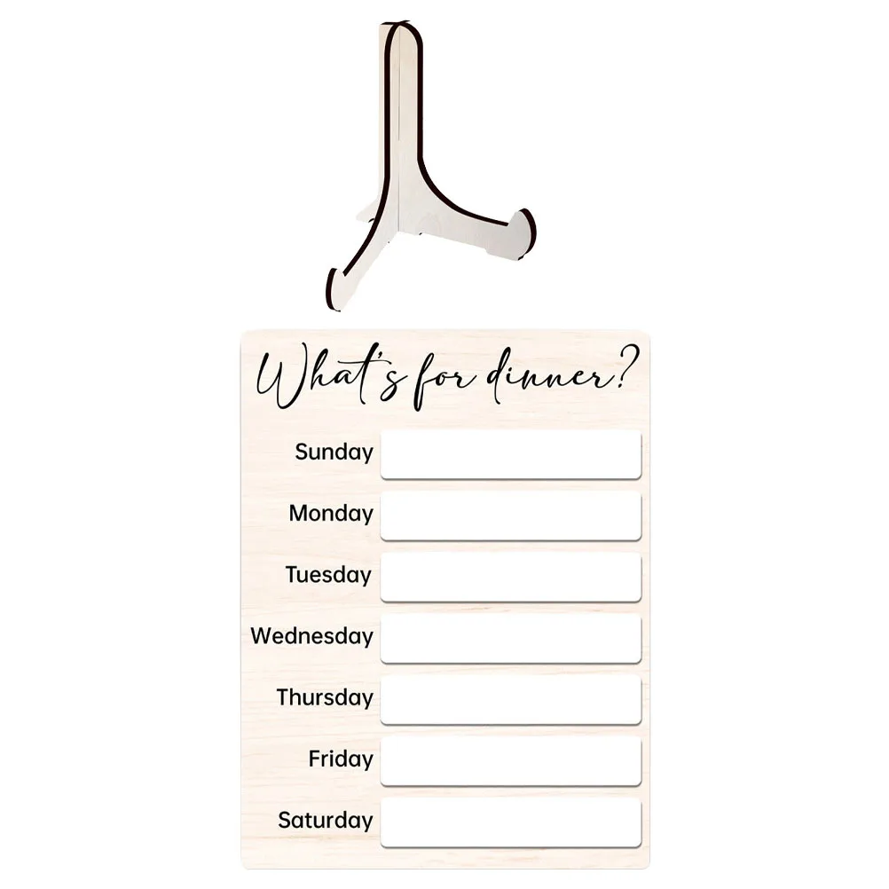 1 Zestaw Magnetyczna Tablica Menu Kuchenna na Lodówkę Tablica Suchościeralna Planer Tygodniowy Menu Arkusz Menu Organizer Domowy Artykuły Gospodarstwa Domowego