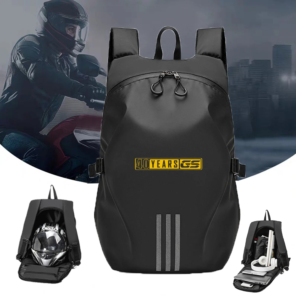 

Knight backpack motorcycle helmet bag travel equipment waterproof large capacity For BMW R1200GS F850GS R125 ADV 40 Years GS