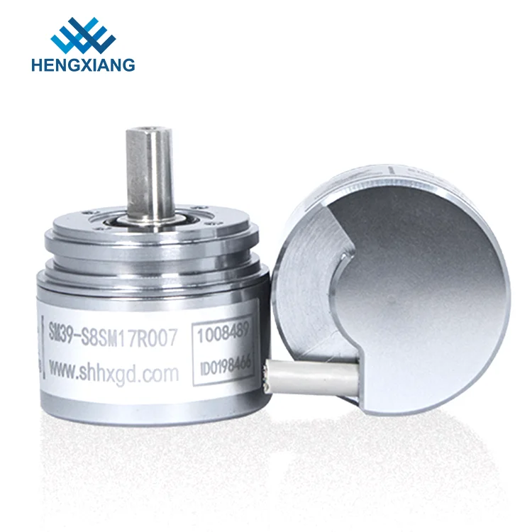 Hengxiang SM39 Absolute Encoder 17-32bit Single & Multi-Turn BiSS C/SSI RS-485 Solid Shaft 6-10mm 5-30V IP65 80'' Accuracy