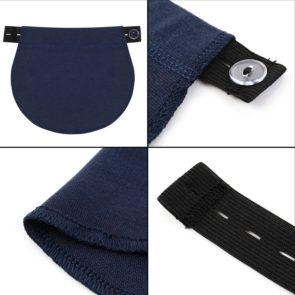 1pcs Maternity Pants Extender Adjustable Waist Extenders Pregnancy Waistband Extender Elastic Pregnancy Trouser