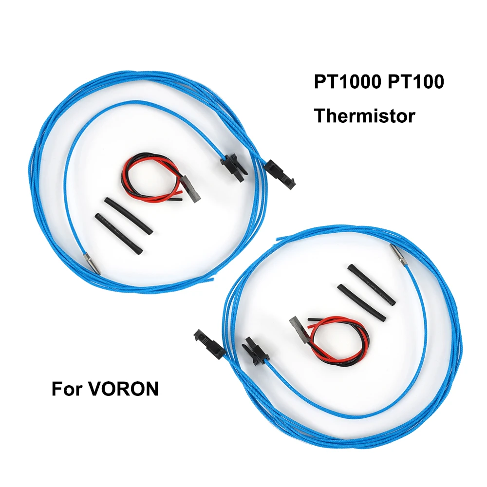 

Комплект датчиков термистора E3D PT1000 PT100, термопара с подогревом V6/Volcano для 3D-принтера VORON