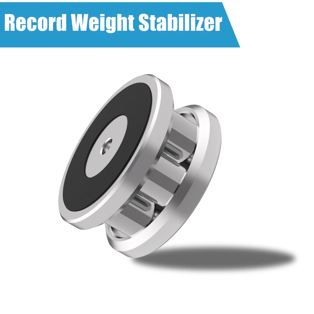 High Fidelity Stainless Steel Record Player Accessories Record Player Weight Stabilizer Vinyl Turntable Weight Clamp