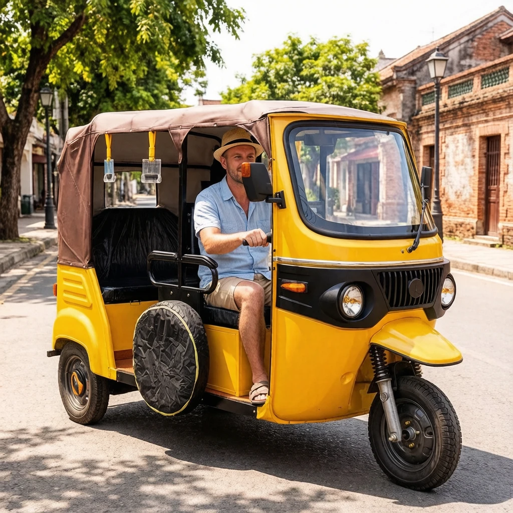 Factory Price Electric Tricycle Household 3-Wheel Electric Tricycle Motorcycle for Cargo Adults Passenger Van