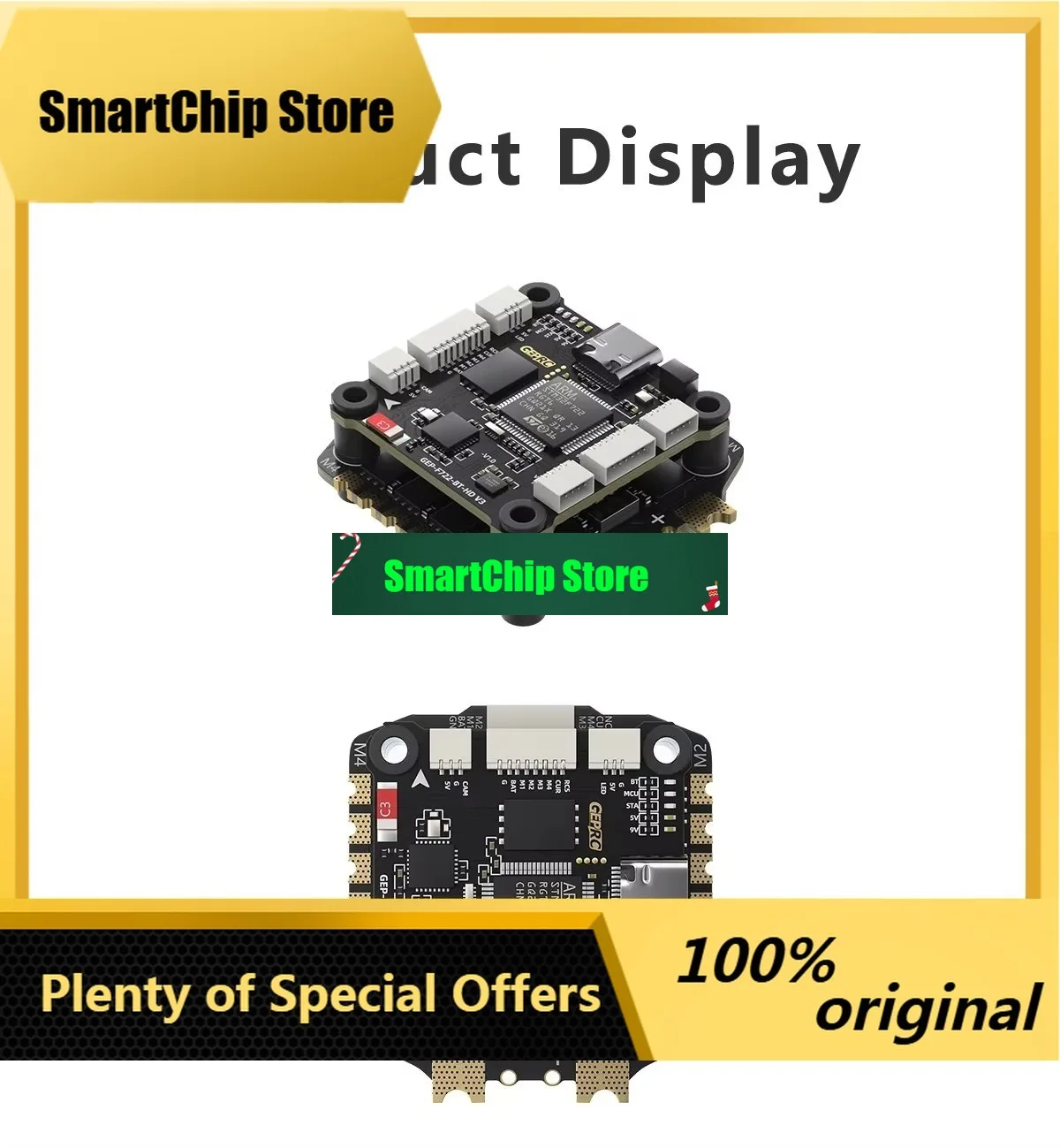 SmCpGEPRC TAKER F722 BT 8Bit 60A STACK With STM32F722 Chip And TAKER H60_BLS 60A 4IN1 ESC