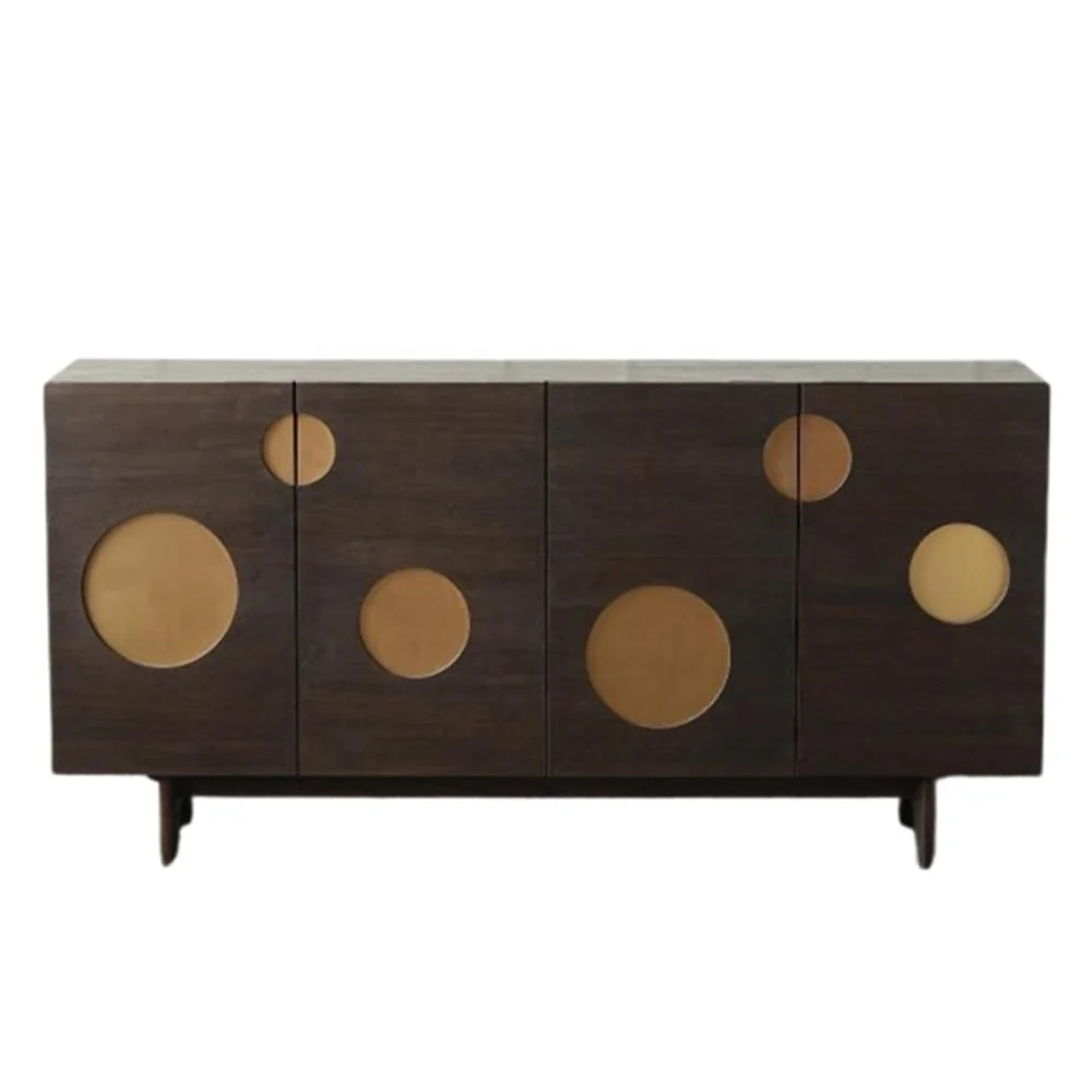 for Living Room Furniture Polished Sideboard Durable Wooden Traditional Sideboard
