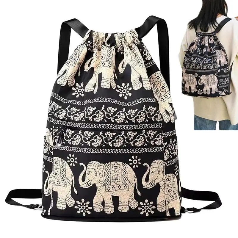 

Дорожный спортивный рюкзак для сухой и влажной сушки, Вместительная дорожная сумка с кулиской, водонепроницаемая дизайнерская сухая сумка для тренажерного зала, походов