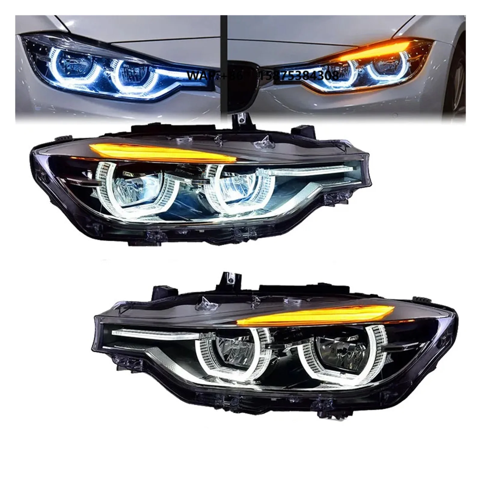 

LED Headlights Assembly for F30 F35 320i 328i 335i 3 Series 2013-2018 Replace Halogen Xenon Headlight Car Accessories