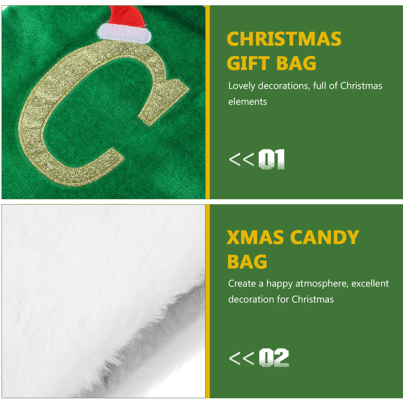 

Christmas Stocking Hanging Ornament Reusable Xmas Tree Gift Sock Holiday Party Decoration Xmas Hanging Socks