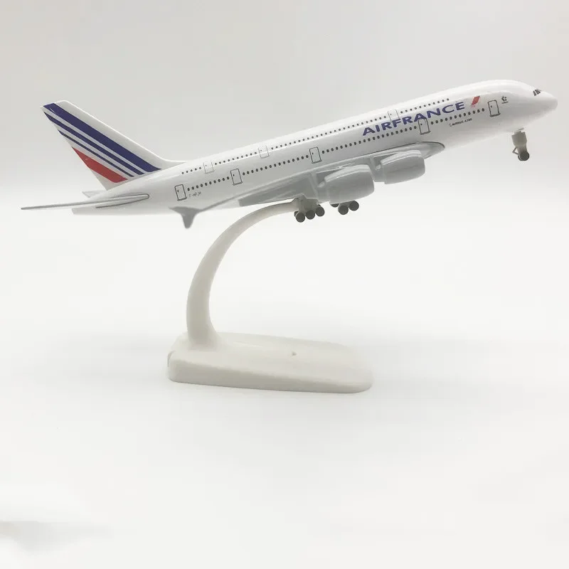 

20cm Alloy Metal Air France AirFrance AIRBUS 380 A380 Airlines Airplane Model Diecast Air Plane Model Aircraft w Landing Gears