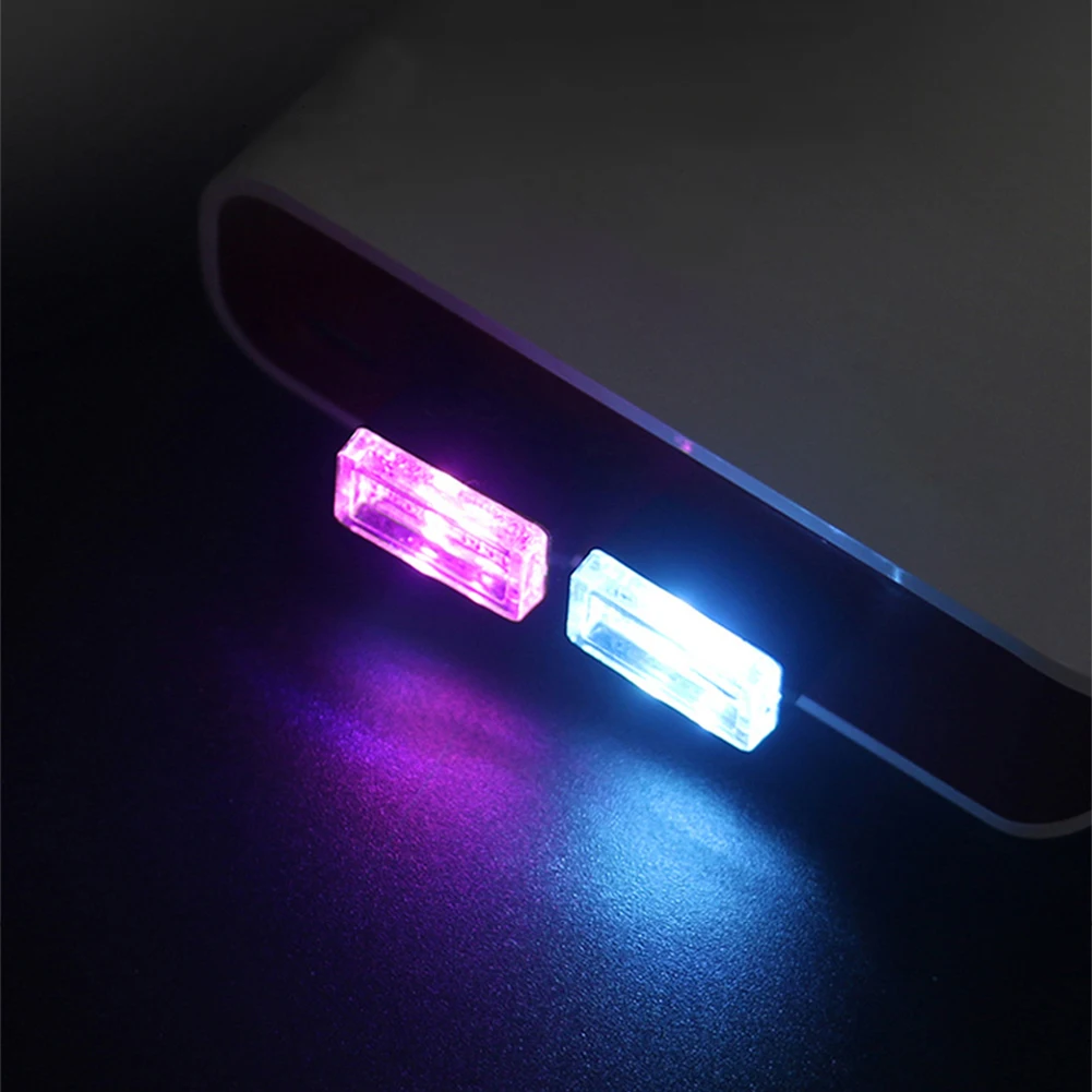تحسين داخل سيارتك مع 6 قطع من إضاءة USB LED، تأثيرات متعددة متوفرة، سهلة التوصيل والاستخدام في أي مركبة