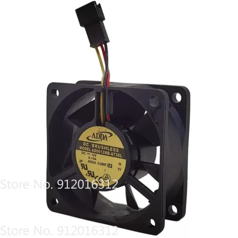 Novo Ventilador Refrigerador para ADDA AQ0612MB-A73GL DC 12V 0.14A 6cm 6025 60x60x25mm