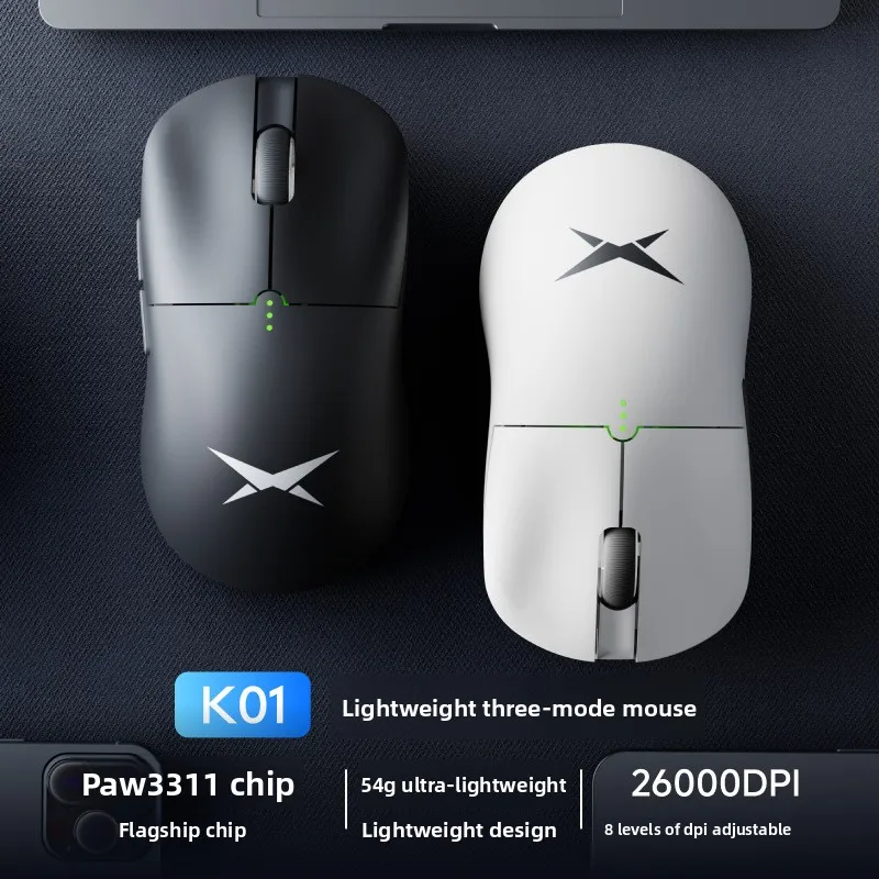 

Трехрежимная беспроводная игровая мышь DarkFlash K01: легкая для интенсивного киберспорта